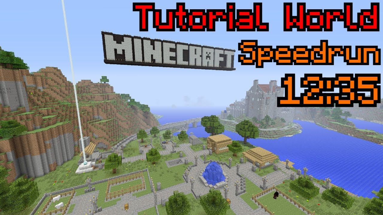 [WR] Minecraft Tu19 Tutorial Any% Glitchless in 12:35