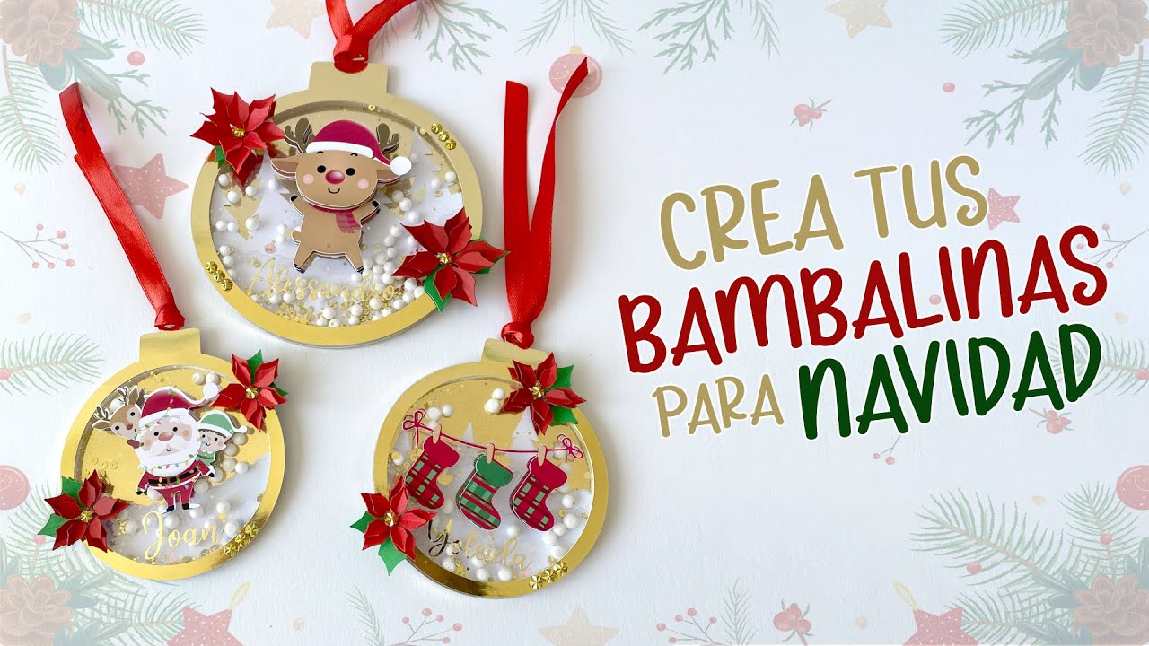 Bambalinas Navideñas - Tutorial Paso a Paso