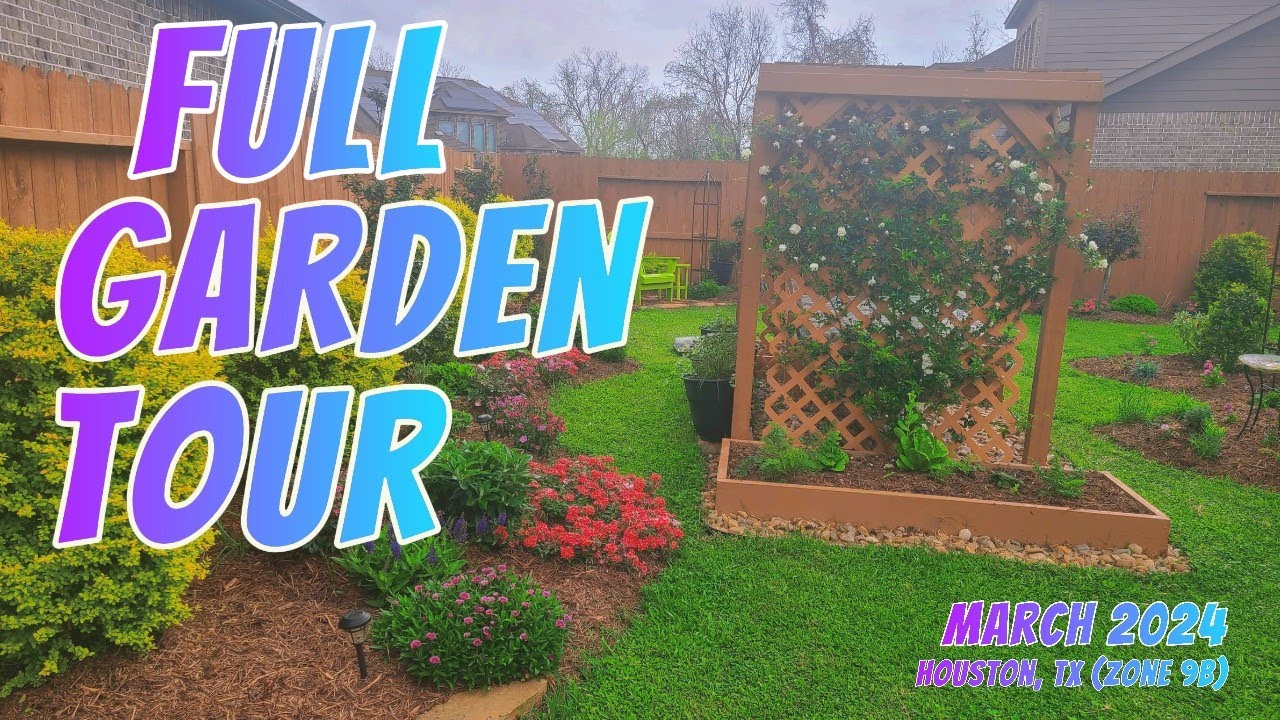 Full Garden Tour  |  March 2024  |  Houston, TX  |  Zone 9b