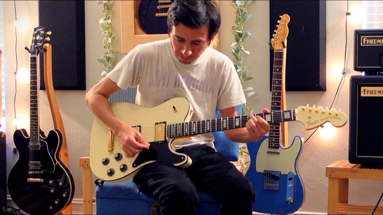 First play through - Fender Parallel Universe ii Troublemaker Tele.