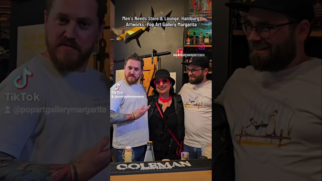 Pop Art Gallery Margarita bei Men's Needs Store & Lounge in #hamburg #kunst #art #popart