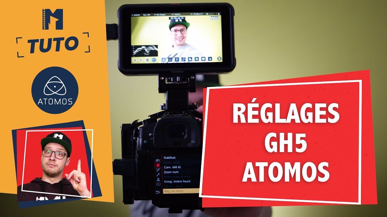 [TUTO] Réglages Panasonic et enregistreur Atomos