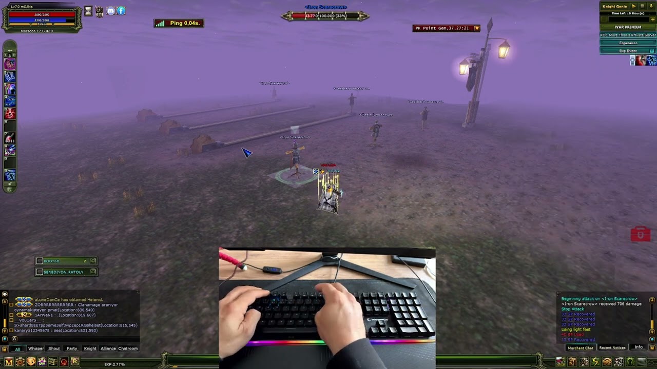 ELLE ASAS MİNÖR COMBO NASIL YAPILIR ? #knightonline #combo #asaspk