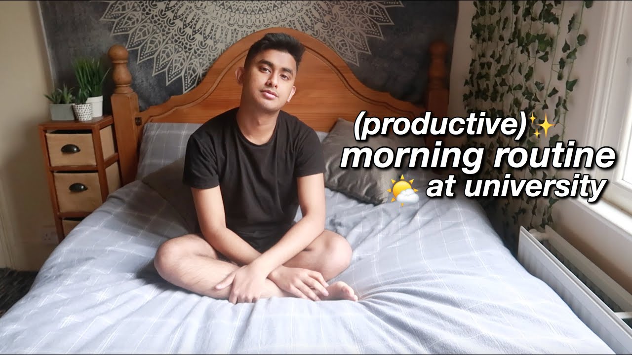 my productive morning routine for 9am university lectures 🌞