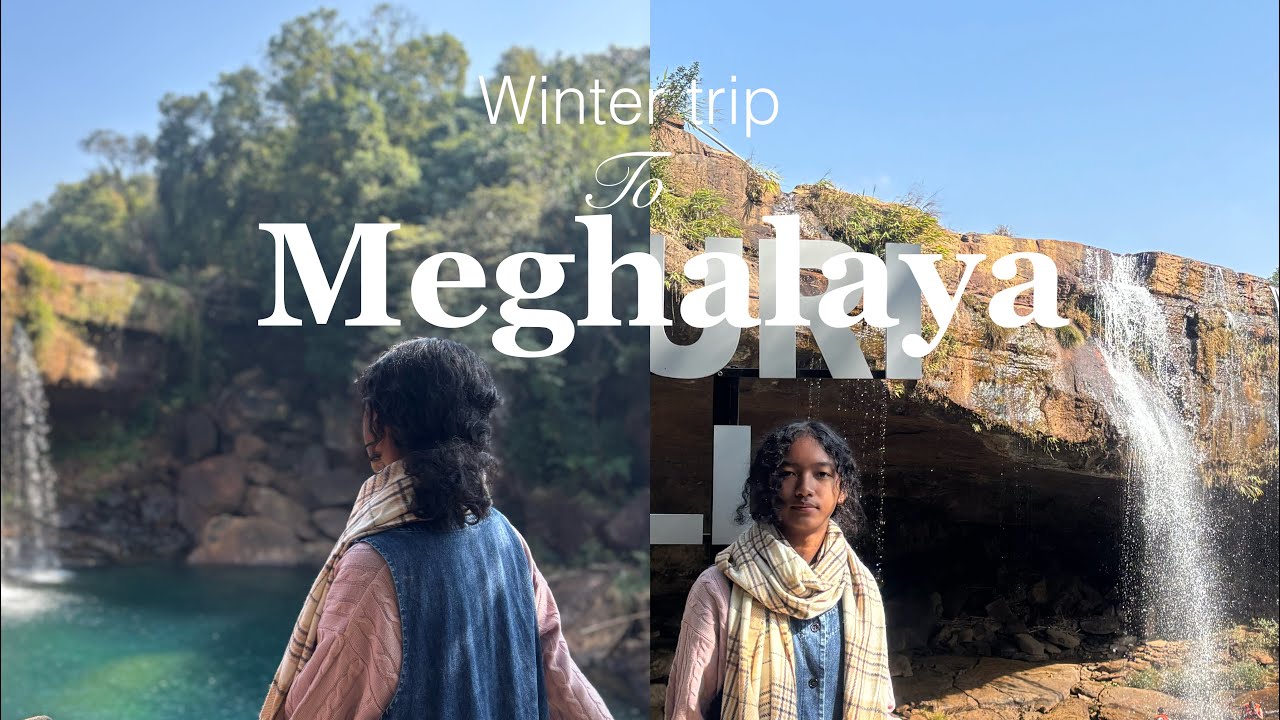 &bull;Krangsuri waterfall&bull; Trek&bull; turquoise water&bull; winter vlog to Meghalaya&bull;