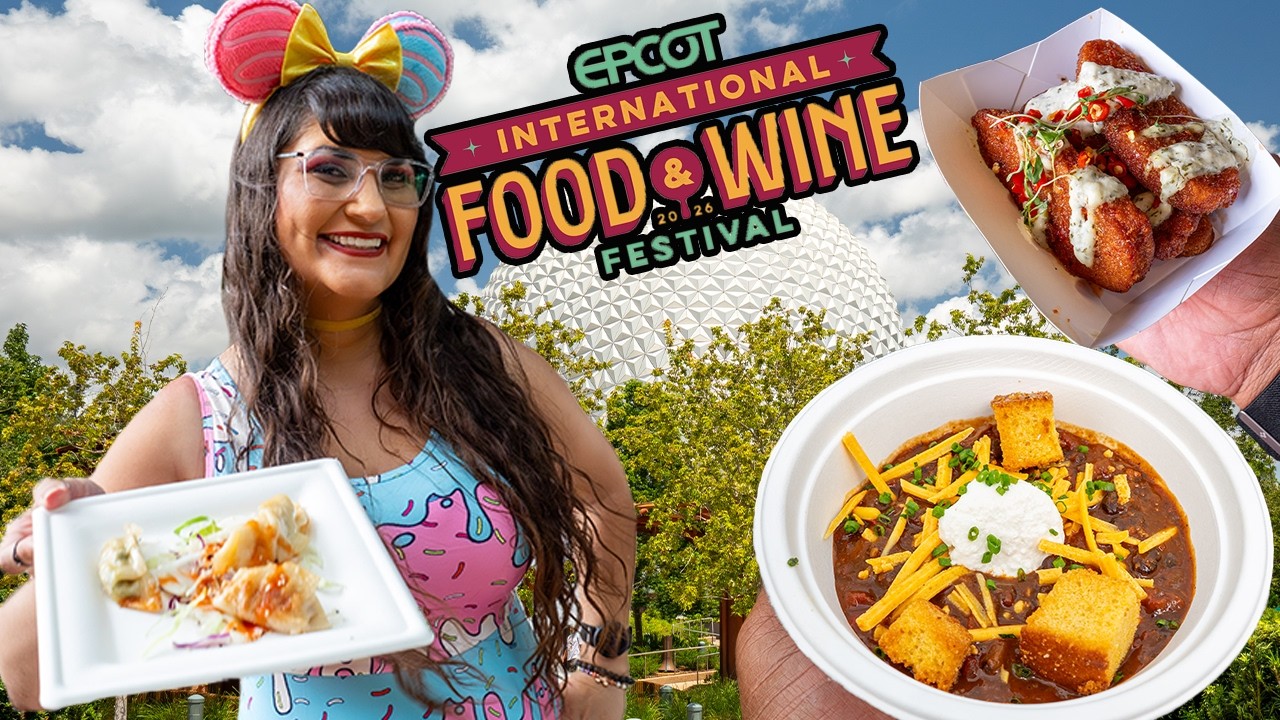 Всё ВЕГАНСКОЕ на фестивале EPCOT Food and Wine 2026 🫑 Полный гастрономический гид по Walt Disney ...