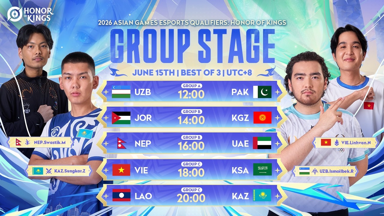 [EN] 2026 Asian Games Esports Qualifiers: Honor of Kings| Group Stage Day 3