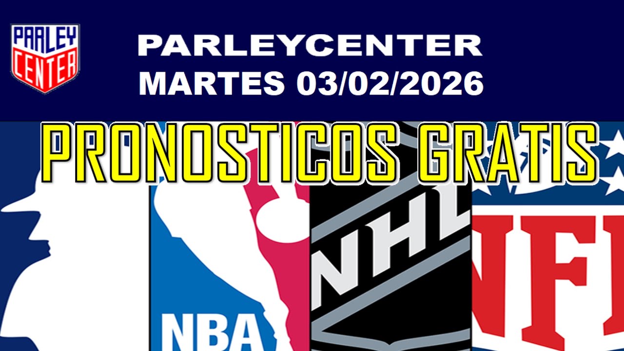 PRONOSTICOS  NFL, NHL Y NBA  PARA HOY LOGROS MARTES 03/02/2026 🔥PARLEY GRATIS🔥