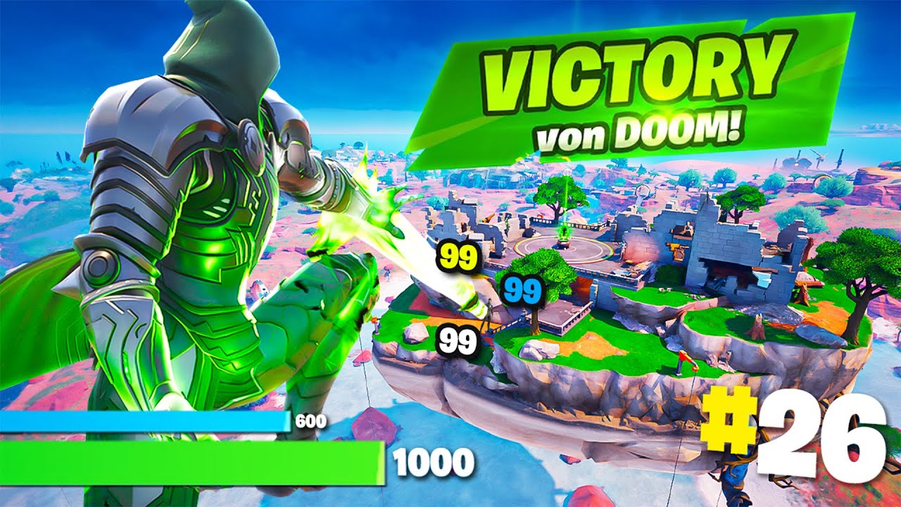 WSZYSTKIE MITY wyspy DOCTORA DOOMA w Fortnite (nowy THANOS!)