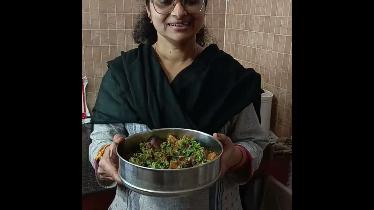Methi 🐔 chicken wow 👌 tasty 😋 