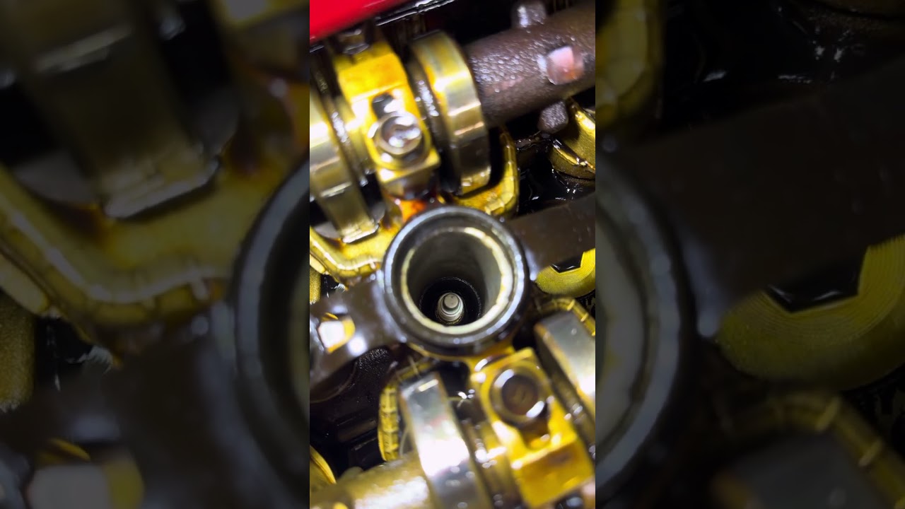 Quick spark plug hole (well) clean!