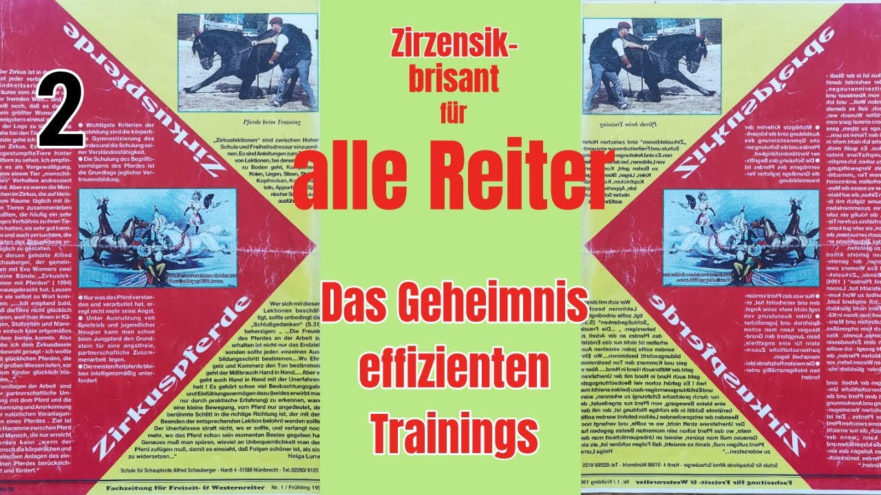 Das Geheimnis effizienter Pferdeausbildung Teil 2