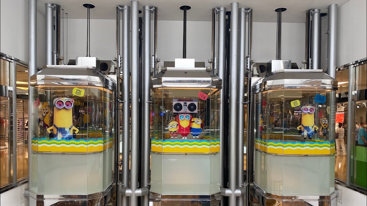 Schindler M-Series Glass Elevators Pt. 1 | Cityplaza (Tai Koo Shing) | Hong Kong, China