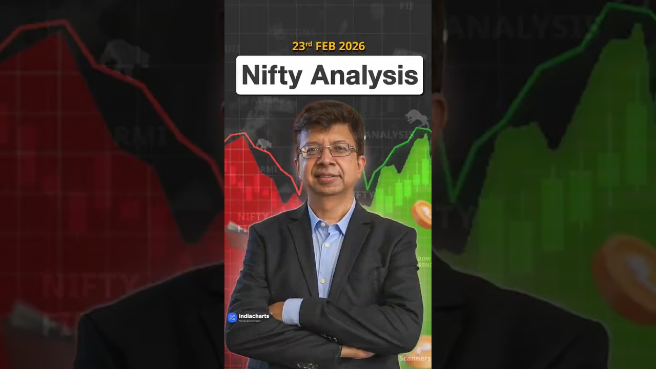 Анализ и прогноз индекса Nifty на сегодня, 23 февраля 2026 года, от Рохита Шриваставы | Indiacharts
