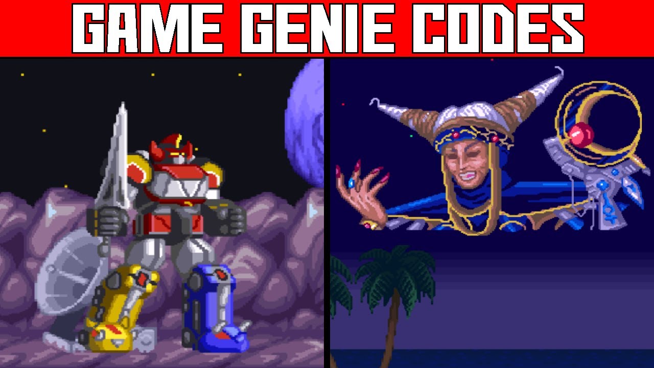 (SNES Mighty Morphin Power Rangers) One Hit Kill & Infinite Lives - Game Genie Codes