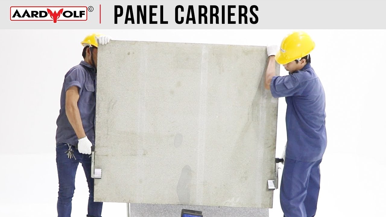 Panel Carriers with Cable SCC02 | Self-locking Trolley SL-60 | Aardwolf