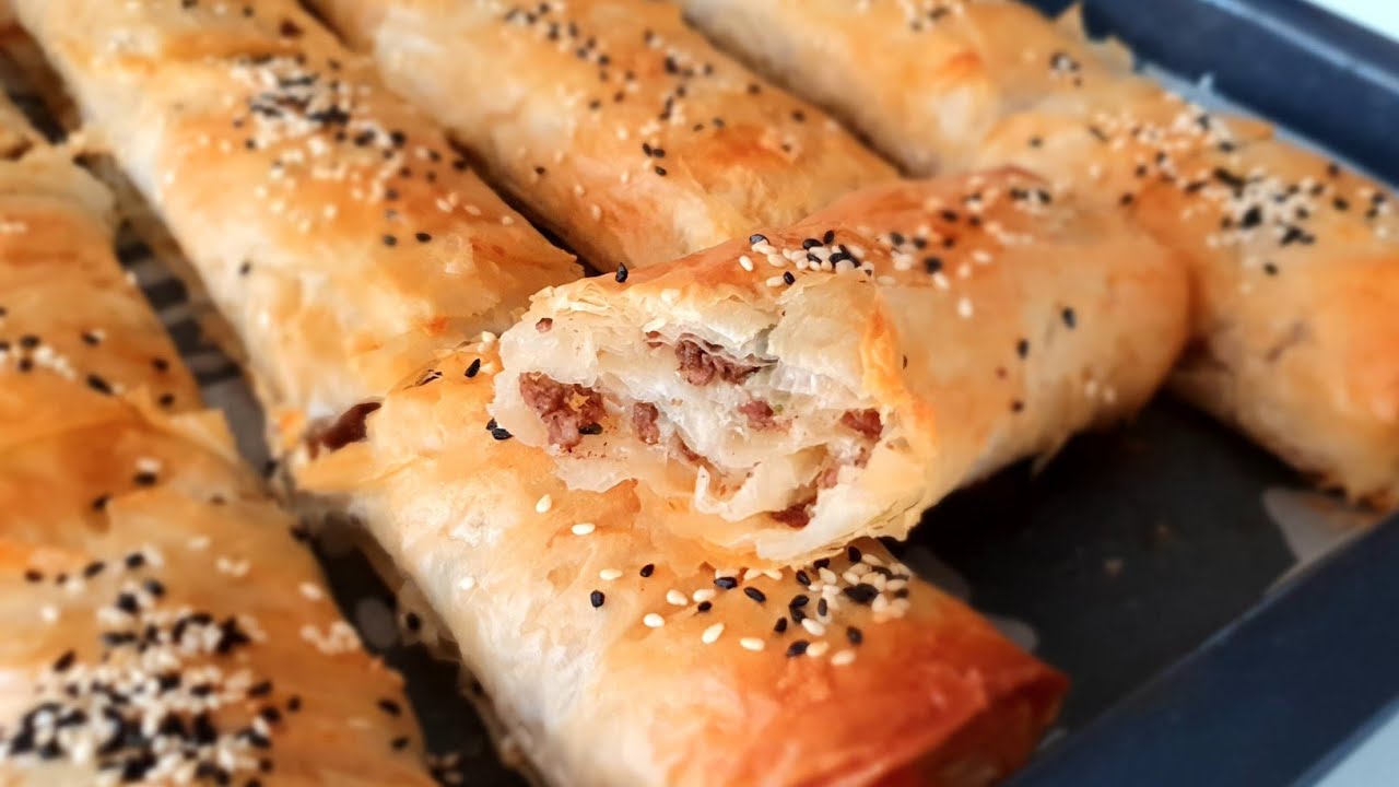YERKEN SAYMAYI UNUTTURACAK😋 Çıtır Çıtır💥  KIYMALI BÖREK😍 İnanılmaz Derecede LEZZETLİ OLUYOR