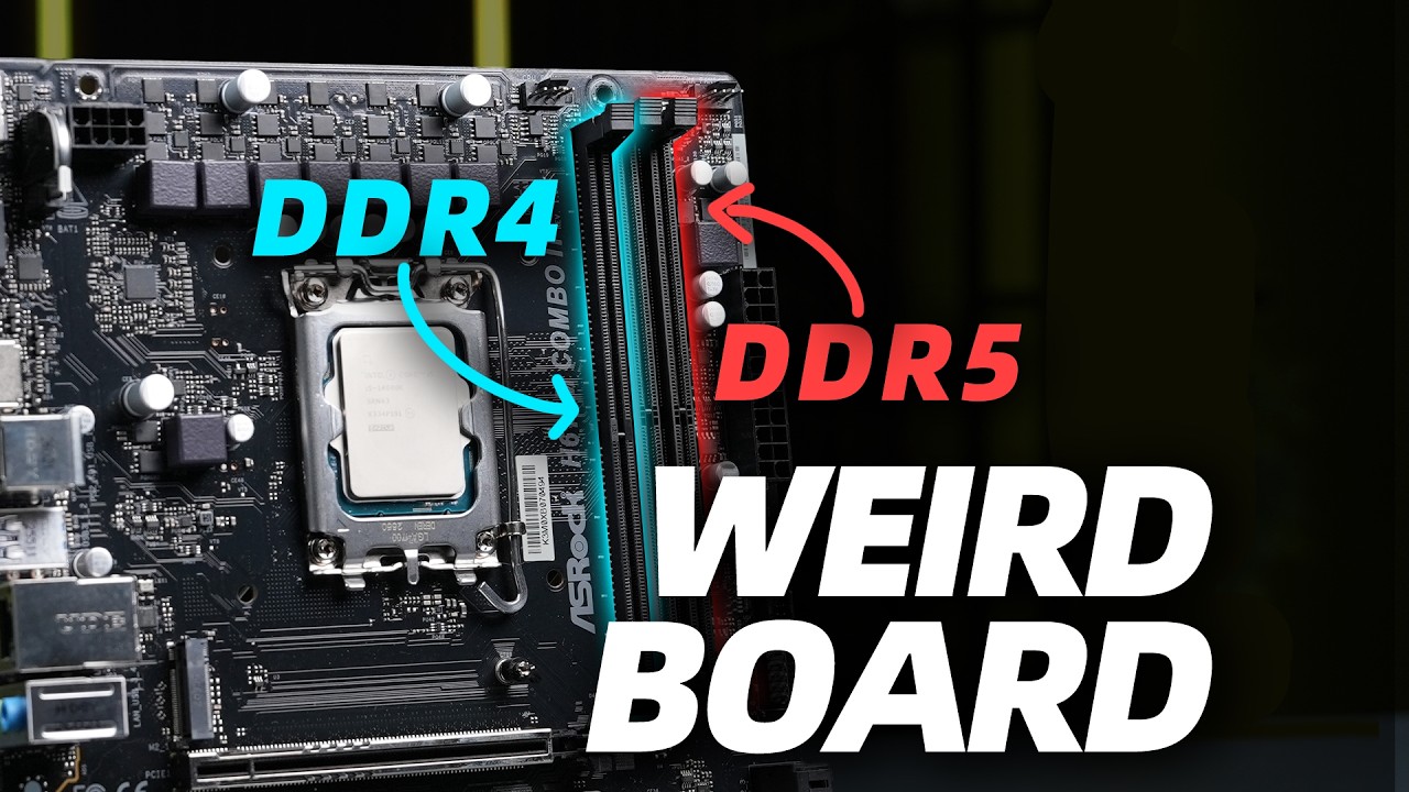 【FUN TECH】3 sloty RAM?! &bdquo;Dziwna płyta&rdquo; łącząca DDR4 i DDR5 &mdash; jak bardzo jest szalona?