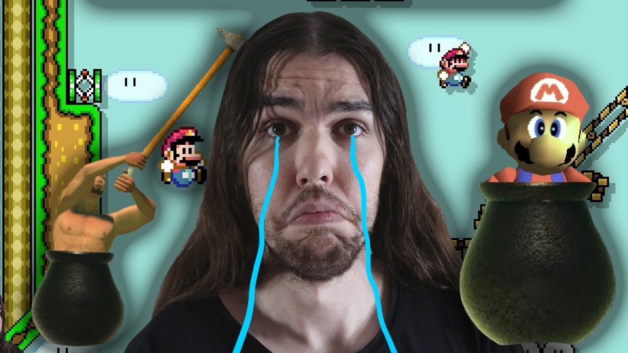 SUPER MARIO MAKER 2 | GETTING OVER IT ME LLEVA A LOS LIMITES DE MI SALUD MENTAL