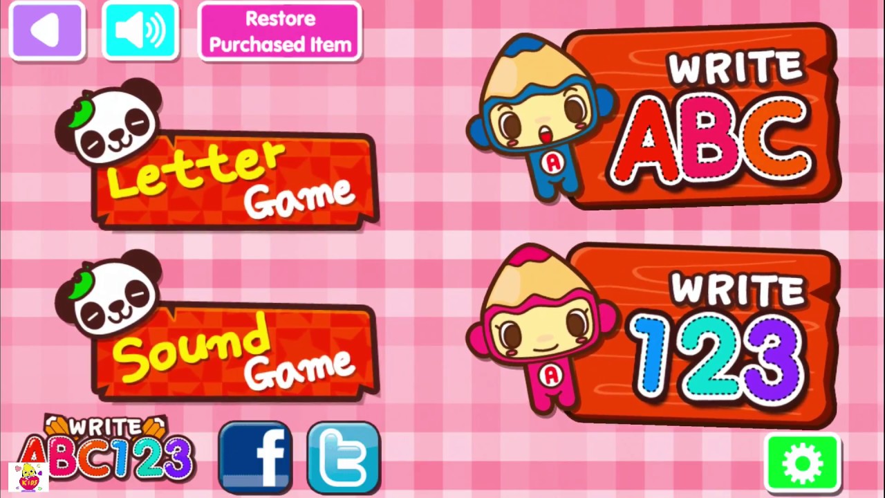 ABC 123 Reading Writing Practice - Free Online - Kid Game