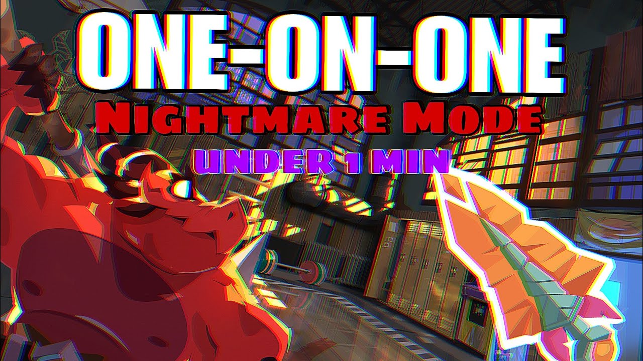 ONE-ON-ONE (Nightmare) under 1 min (Buzz Kill Build) | moco