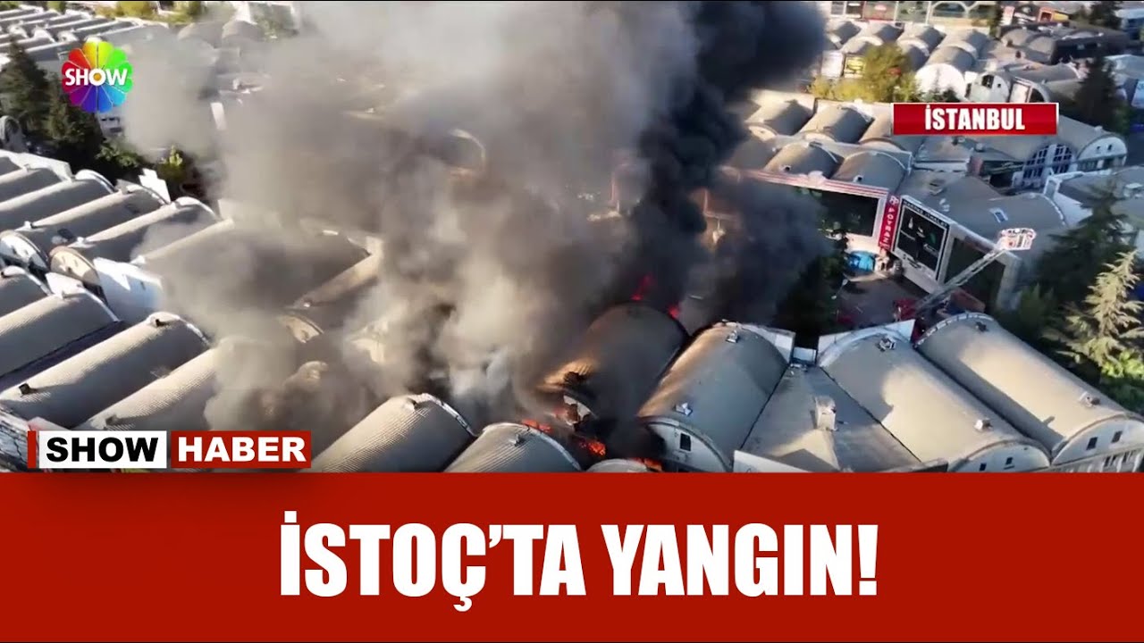 Toptancılar çarşısında yangın!