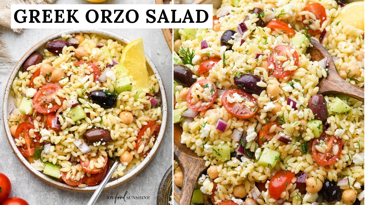 Greek Orzo Salad Recipe