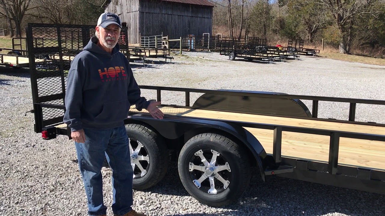 MASTIFF HEAVY DUTY TANDEM TRAILERS - 6'4