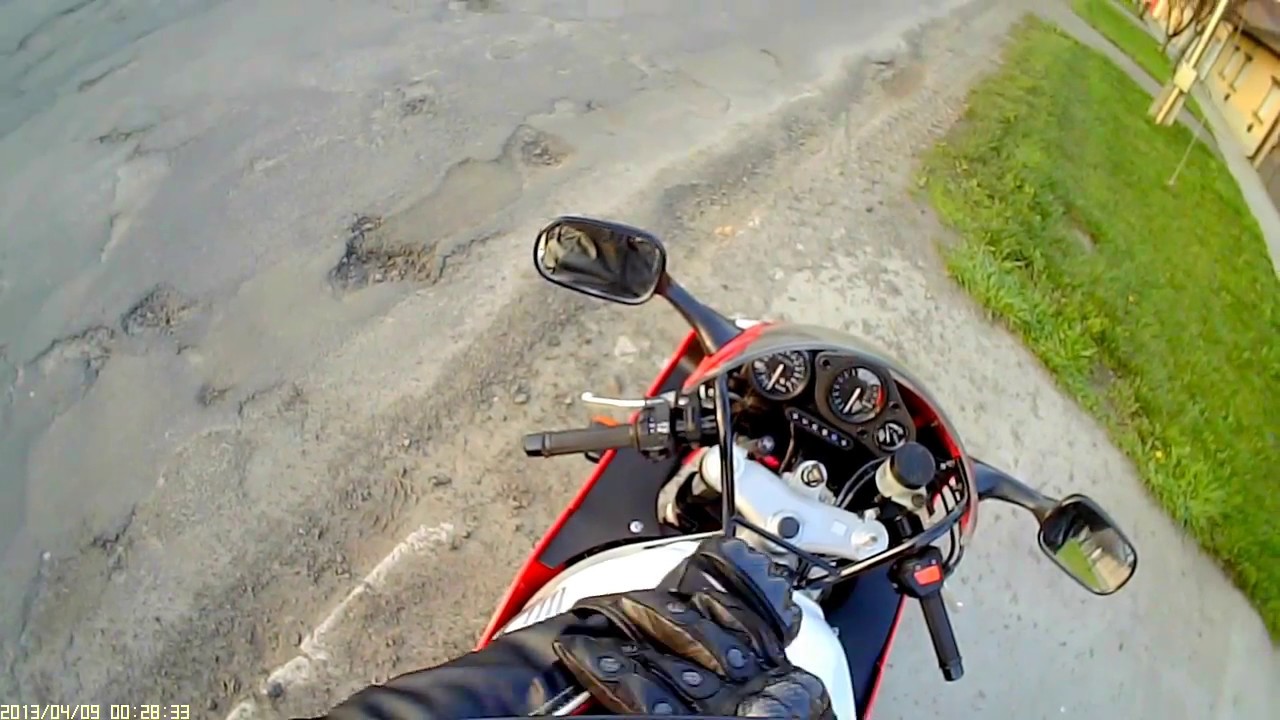Honda cbr 919 rr onboard