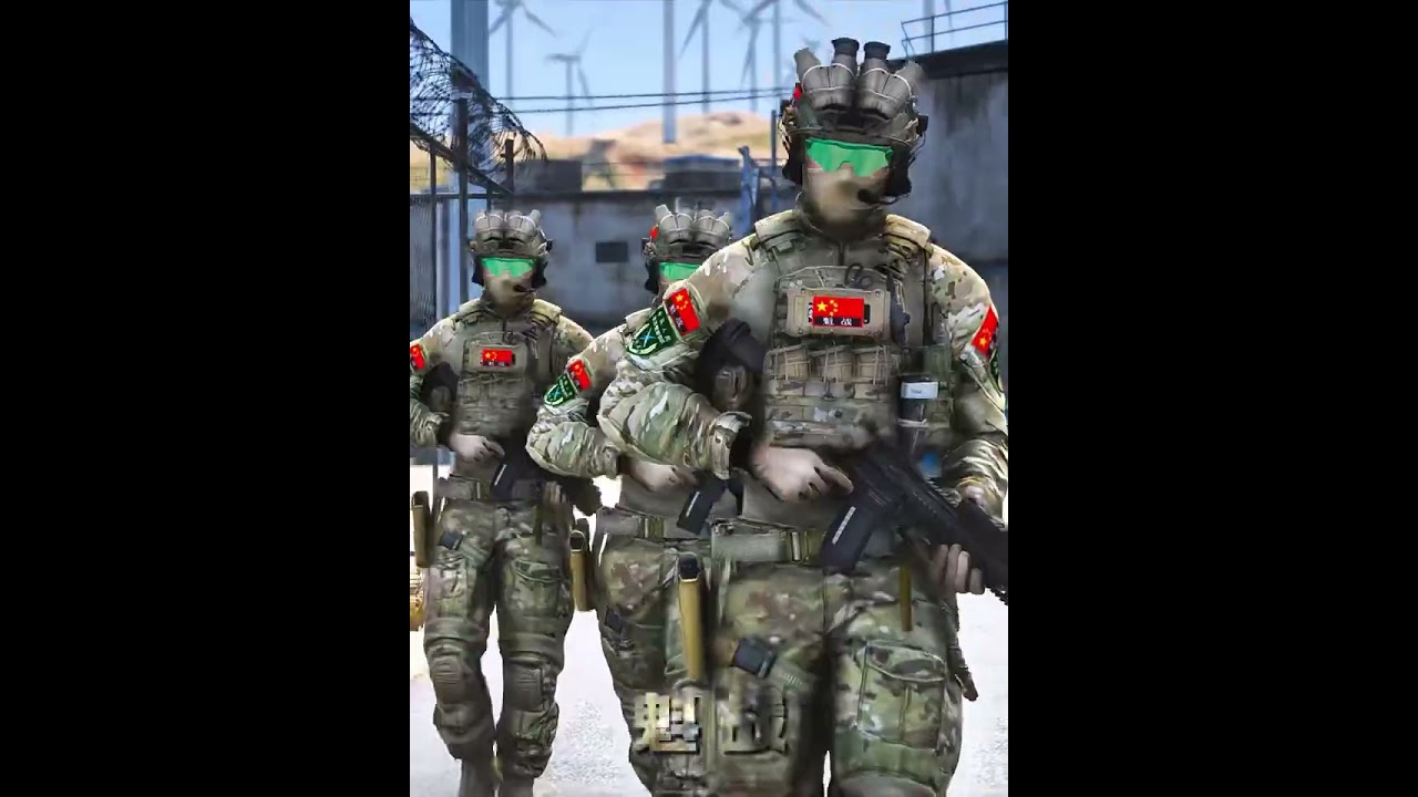 The soldiers look so cool, walking in unison. #military  #armylife  #soldier