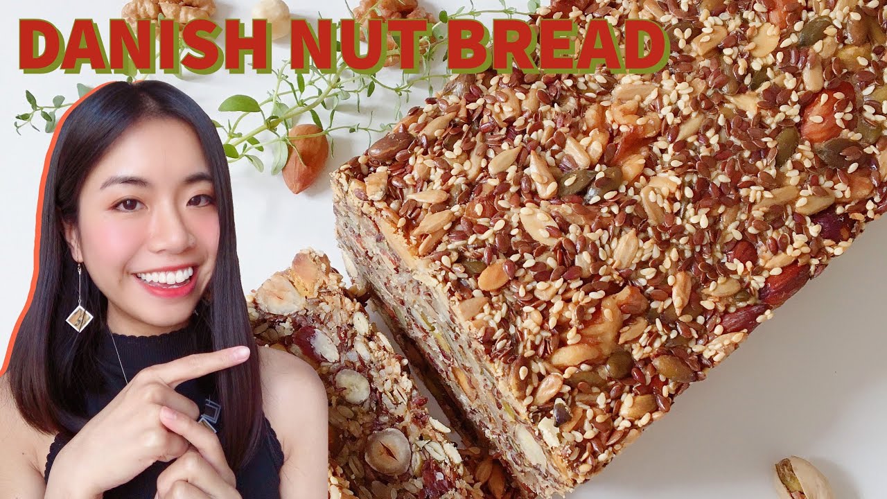 Bishop Absalon’s Deluxe Danish Nut Bread 豪华丹麦坚果面包 | Easy Nordic Nut and Seed Bread Recipe