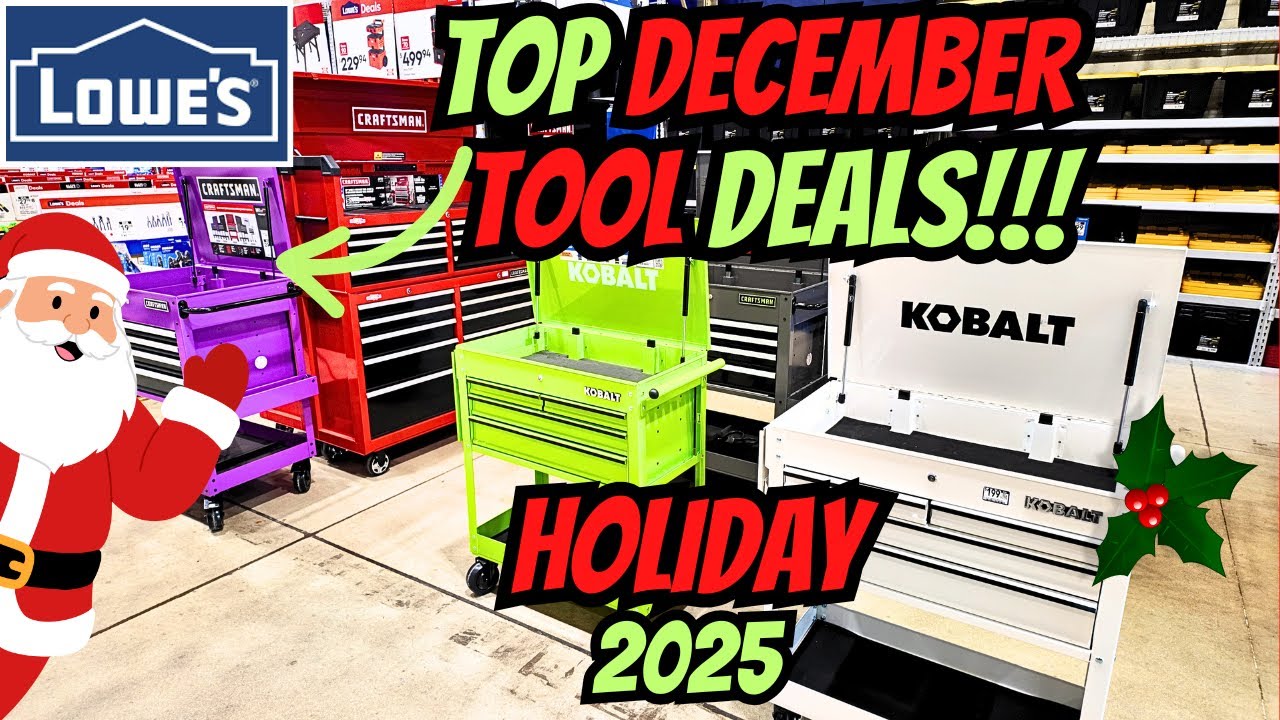 The December Lowe's Tool Sale Is INSANE