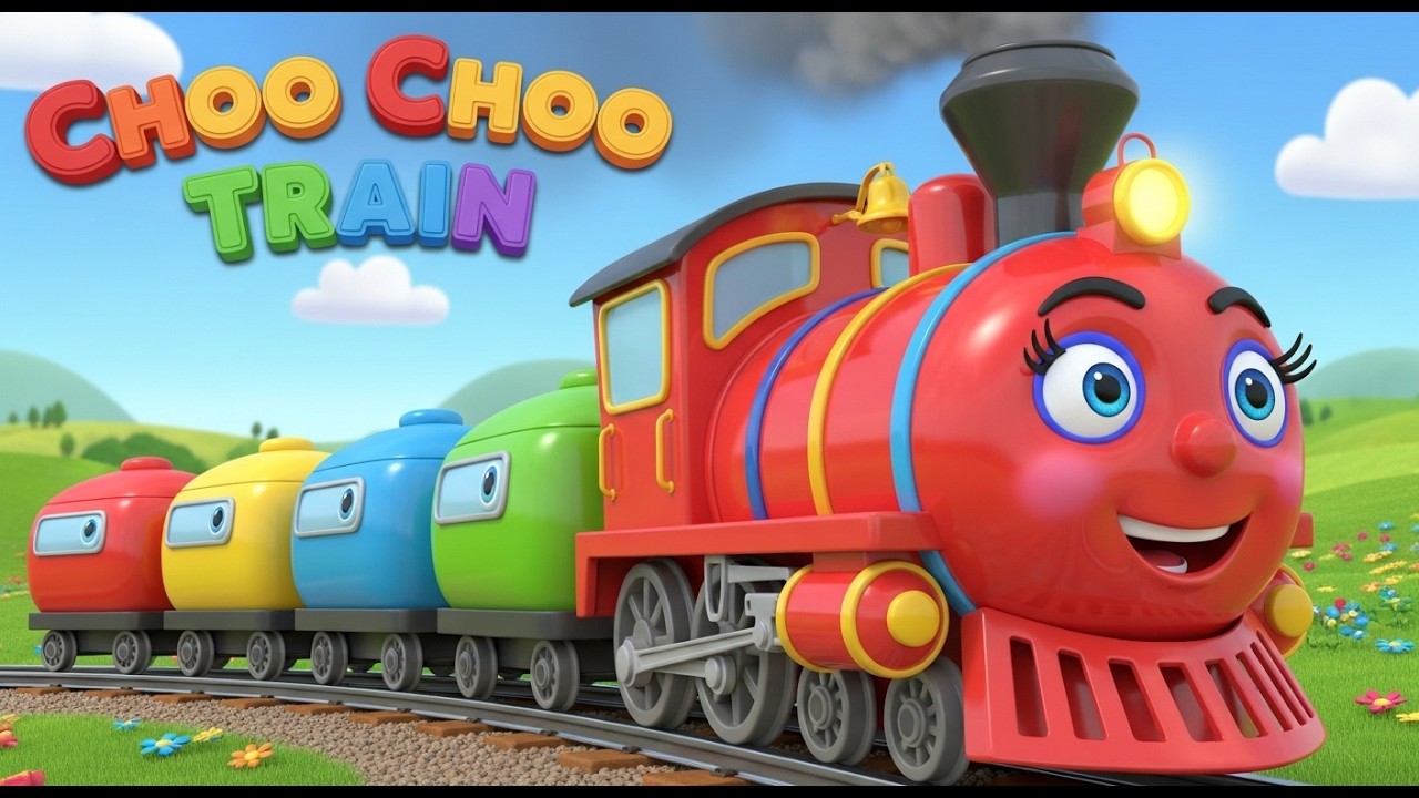 Learn Colors with the Color Train | Fun Toddler Song | Sing Along