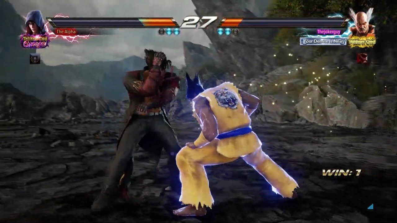 Jin Double parry against Heihachi Rage Drive is So Cool