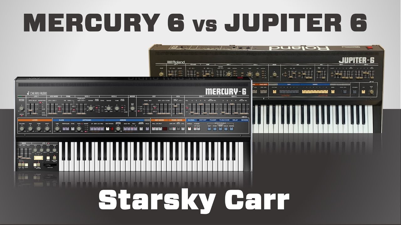 Mercury 6 против Jupiter 6 // Звучит ли Cherry Audio как Roland ...?