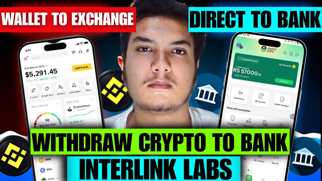 WITH DRAW  CRYPTO & INTERLINK TO BANK | INTERLINK LABS | BINANCE P2P | WALLET TO EXCHANGE TRANSFER !