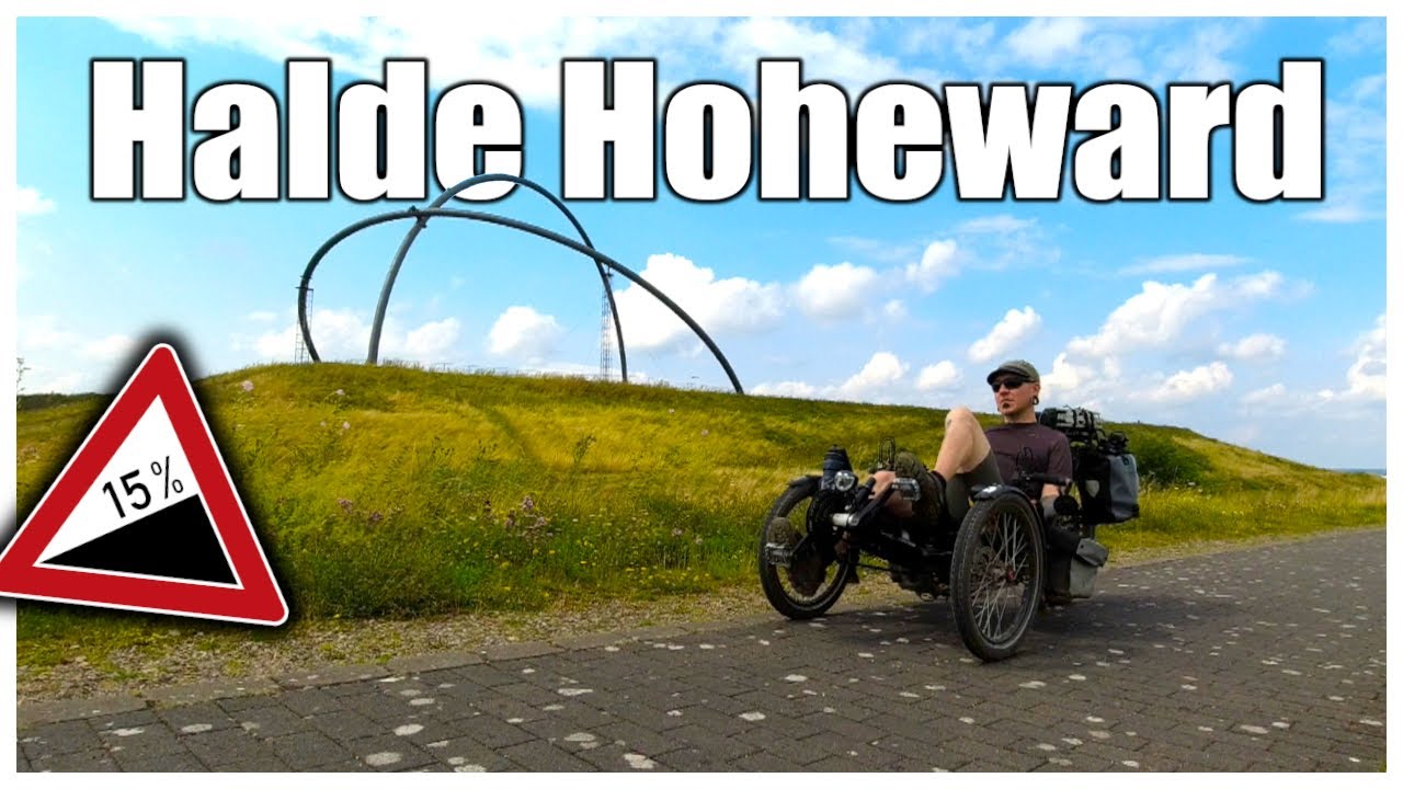 Mit dem LIEGERAD zur HALDE HOHEWARD | Treffen mit Björn und ein sehr steiler ANSTIEG!