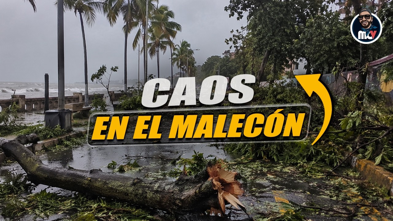 &iexcl;IMPACTANTE! As&iacute; qued&oacute; el Malec&oacute;n tras la tormenta