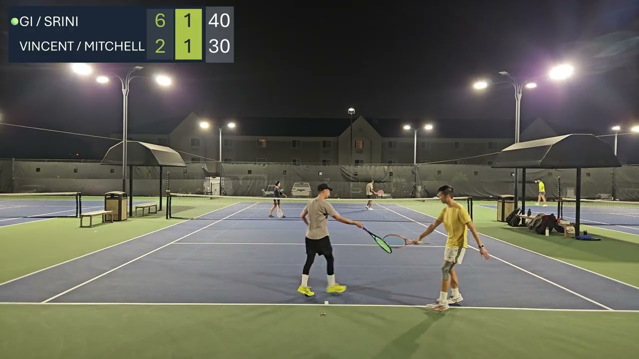 Tennis doubles at Lifetime Plano