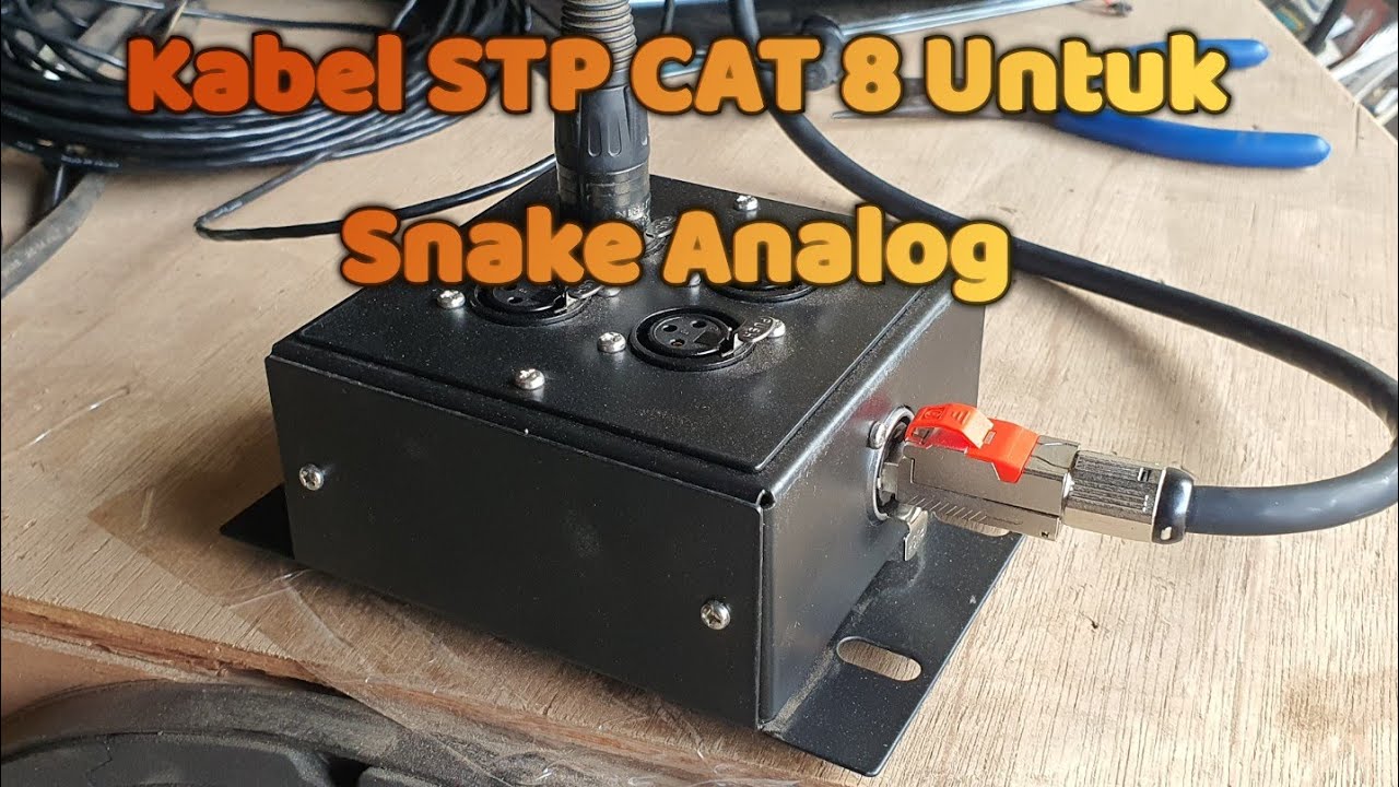 Ini Dia Yang Ditunggu-Tunggu, Perbandingan kabel Snake Analog Dengan Kabel STP CAT8