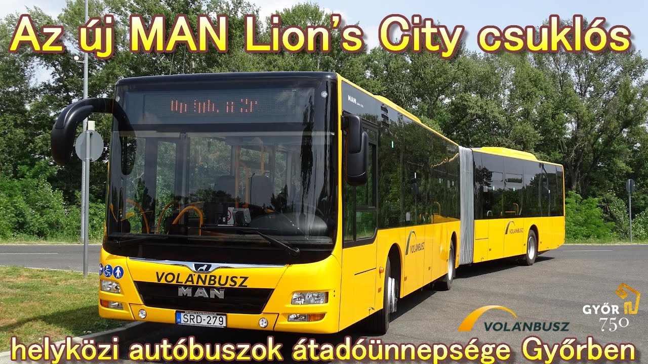 2021.06.21. | Az új csuklós MAN Lion's City helyközi autóbuszok átadóünnepsége Győrben