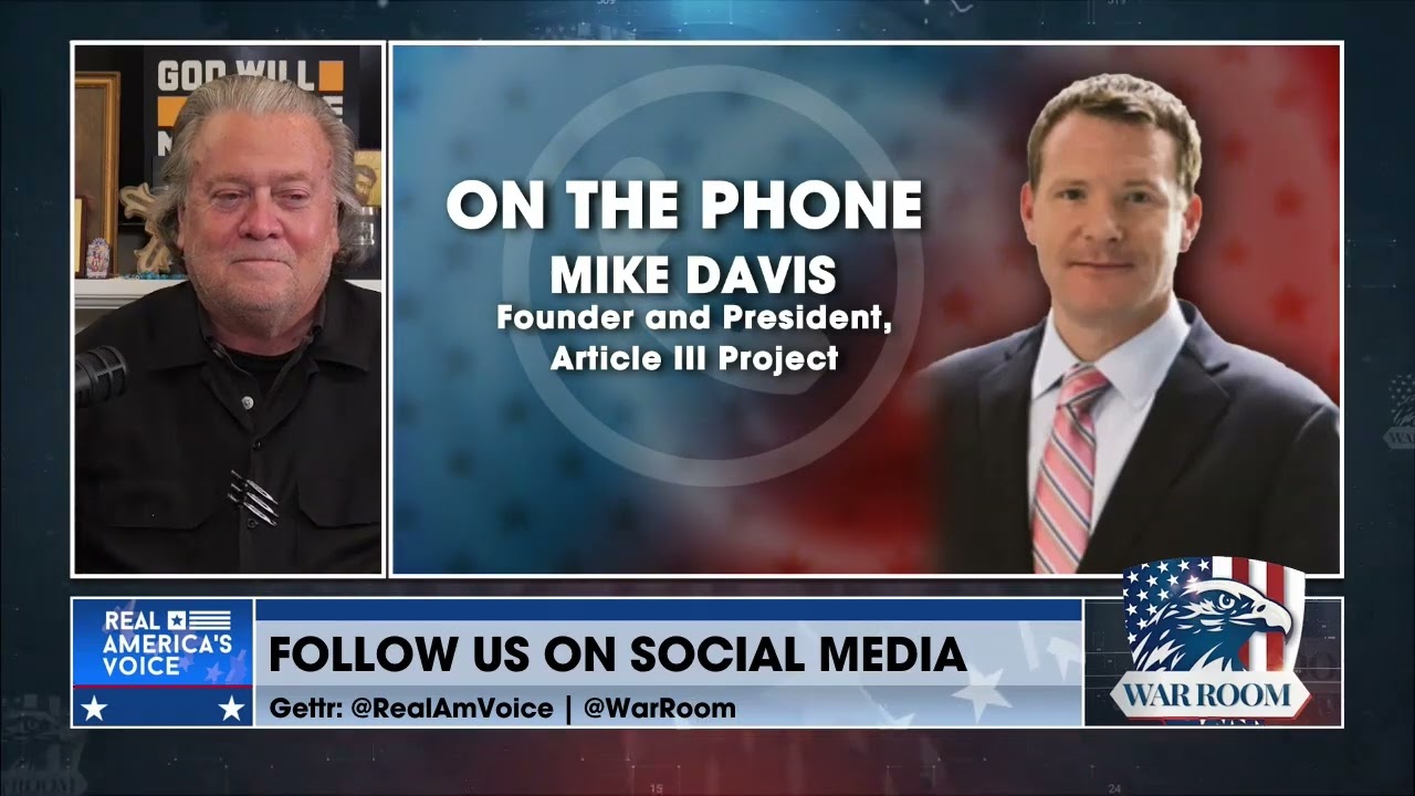 Mike Davis To Steve Bannon: Jack Smith Is Going To Get A Healthy Dose Of His Own Medicine.