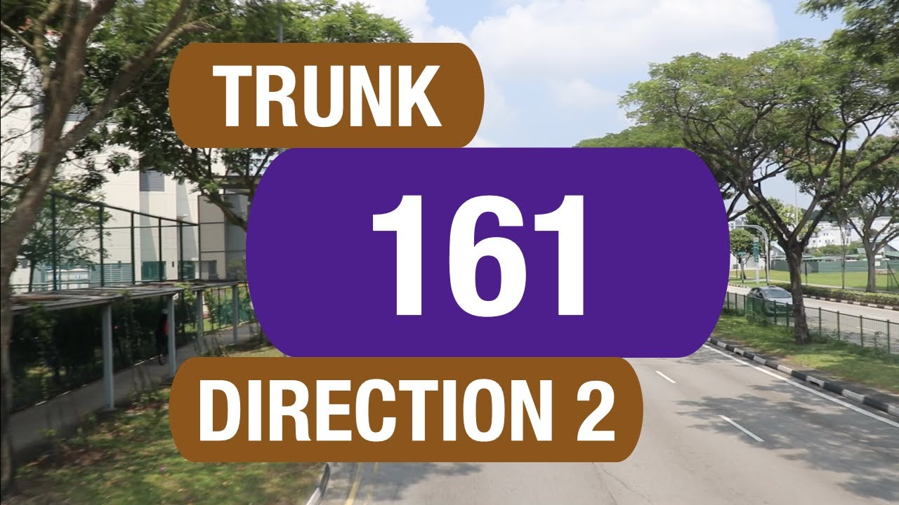 SBS Transit Trunk 161 (Direction 2) | Bus Service Route Visual