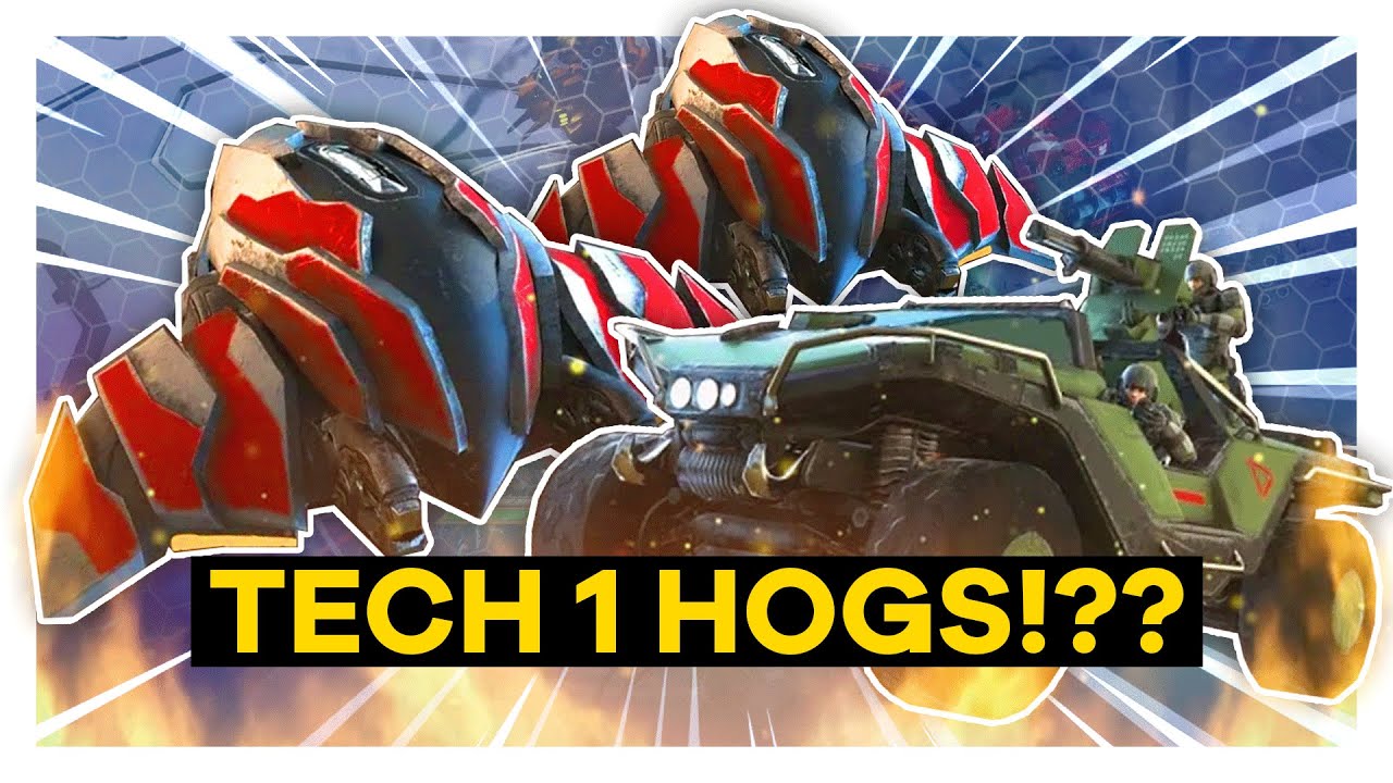 are GHOSTS just tech 1 HOGS in Halo Wars 2? 😂