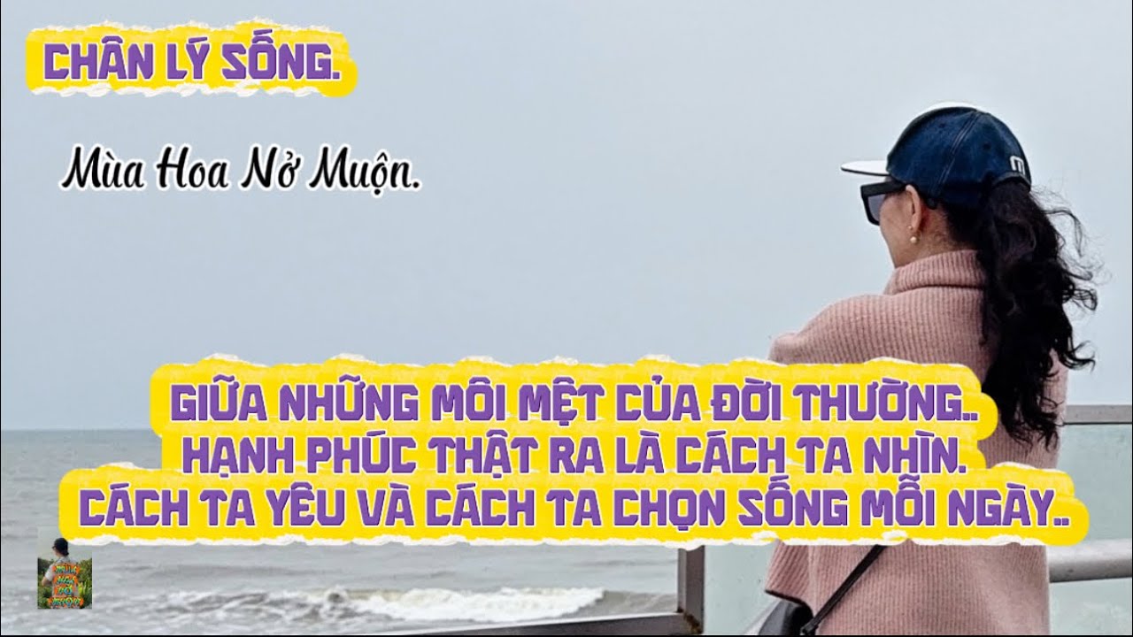 Giữa những mỏi mệt của đời thường.Hạnh phúc là cách ta nhìn..và cách ta chọn sống mỗi ngày...