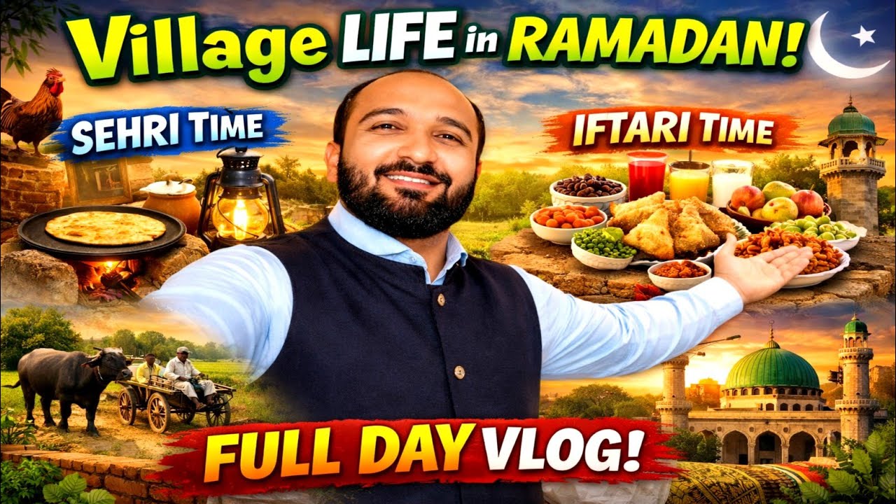 Real Ramadan in My Village 🌙 Sehri to Iftari | Punjab Rural Life 