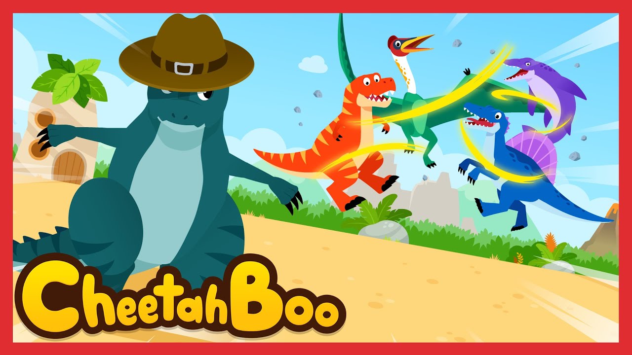 Help us, Ultimate Jungle Dinos! | Giganotosaurus | Nursery rhymes & Kids Song | #Cheetahboo