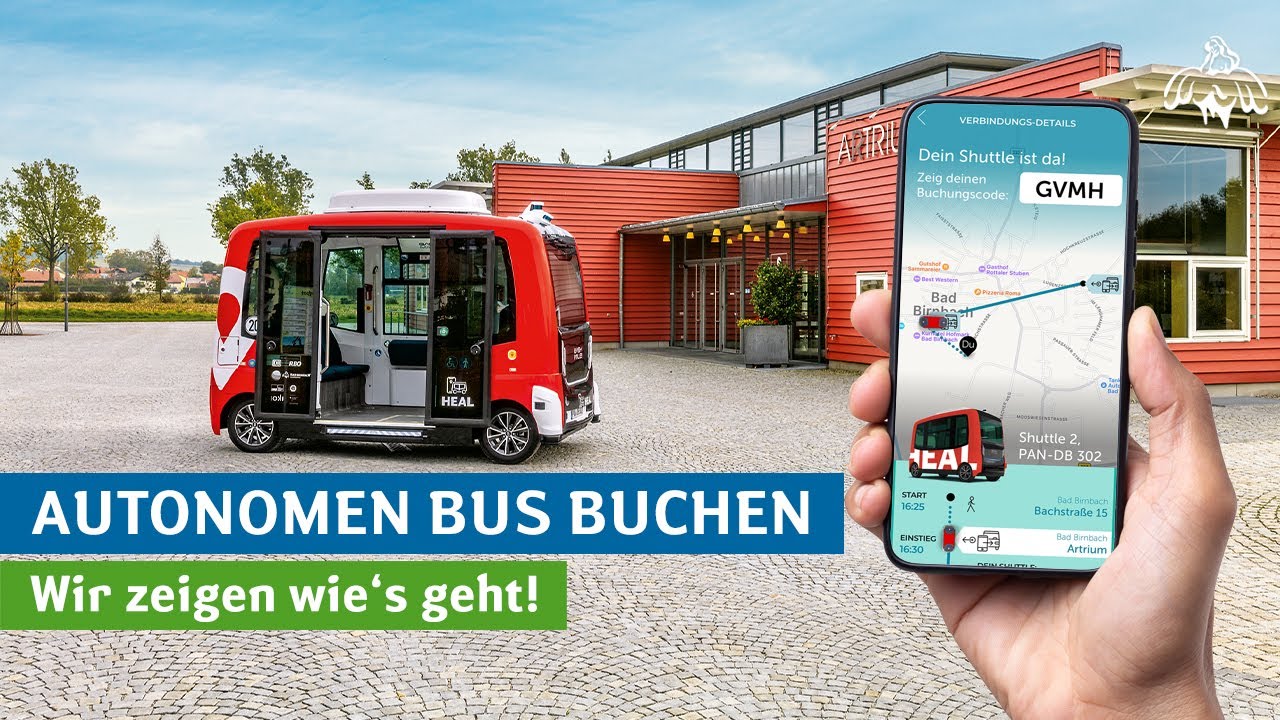 So buchen Sie den autonomen Bus in Bad Birnbach - eine Anleitung für die Wohin Du Willst App