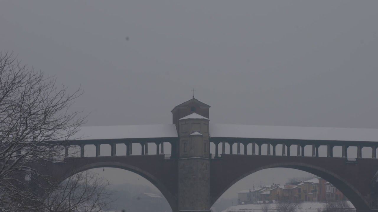 Hyperlapse Pavia in winter