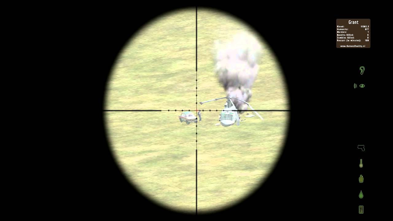 DayZ Epic Sniper Shooting 900m Headshot